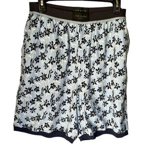 Ted baker shorts Ringer gripper jam blue floral lounge pajama bottoms medium NEW